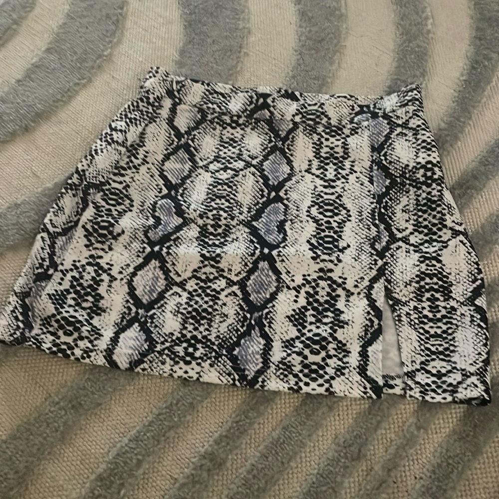 SHEIN snake skirt
